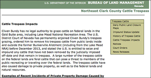 Breaking: Sen. Harry Reid Behind BLM Land Grab of Bundy Ranch 041114document1